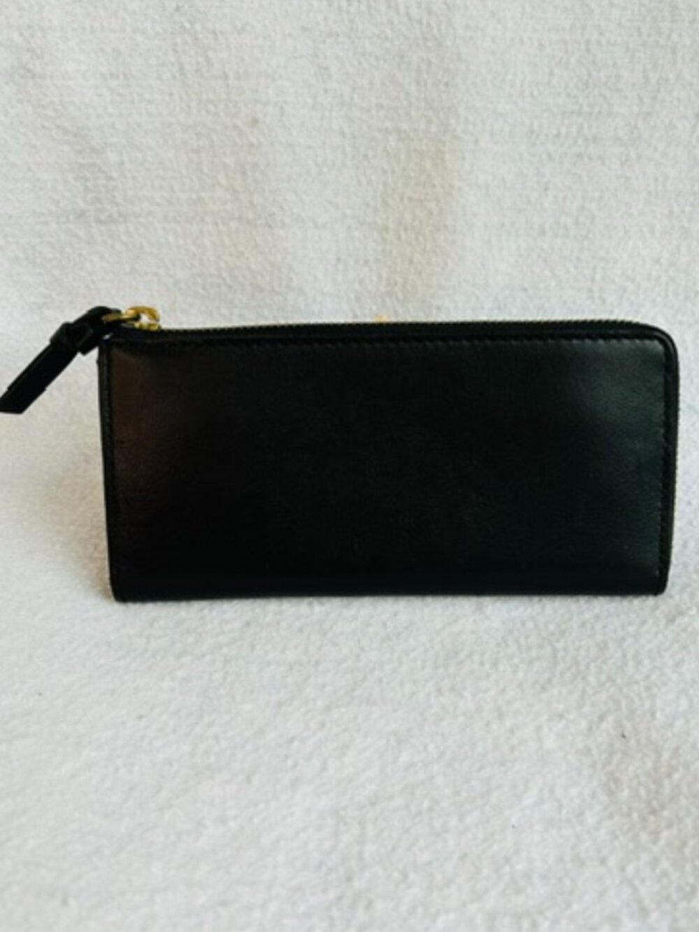 Madewell The Essential Continental Zip Wallet | True Black Leather